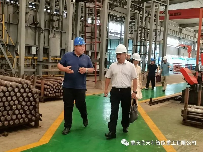 万州区市场监督管理局贺盛缘局长一行莅临我司调研知识产权工作